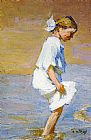 Wading at the Shore by Edward Henry Potthast